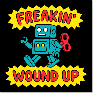Freakin Wound Up - Kids Shirt Posters and Art